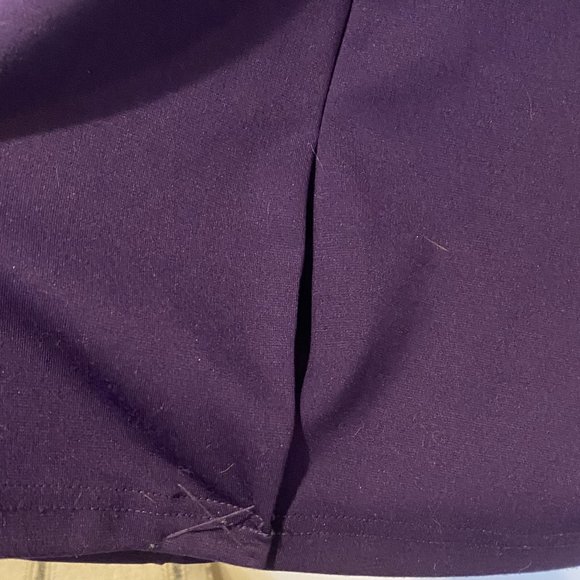 Spense Peplum Waist Dress, Solid Purple, Size 8 - NWT - Picture 7 of 13